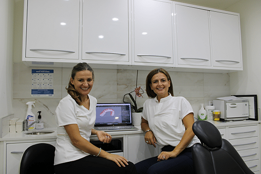 Photo of Meri Paparisto and Iliana Paparisto at Twogether Dentures.